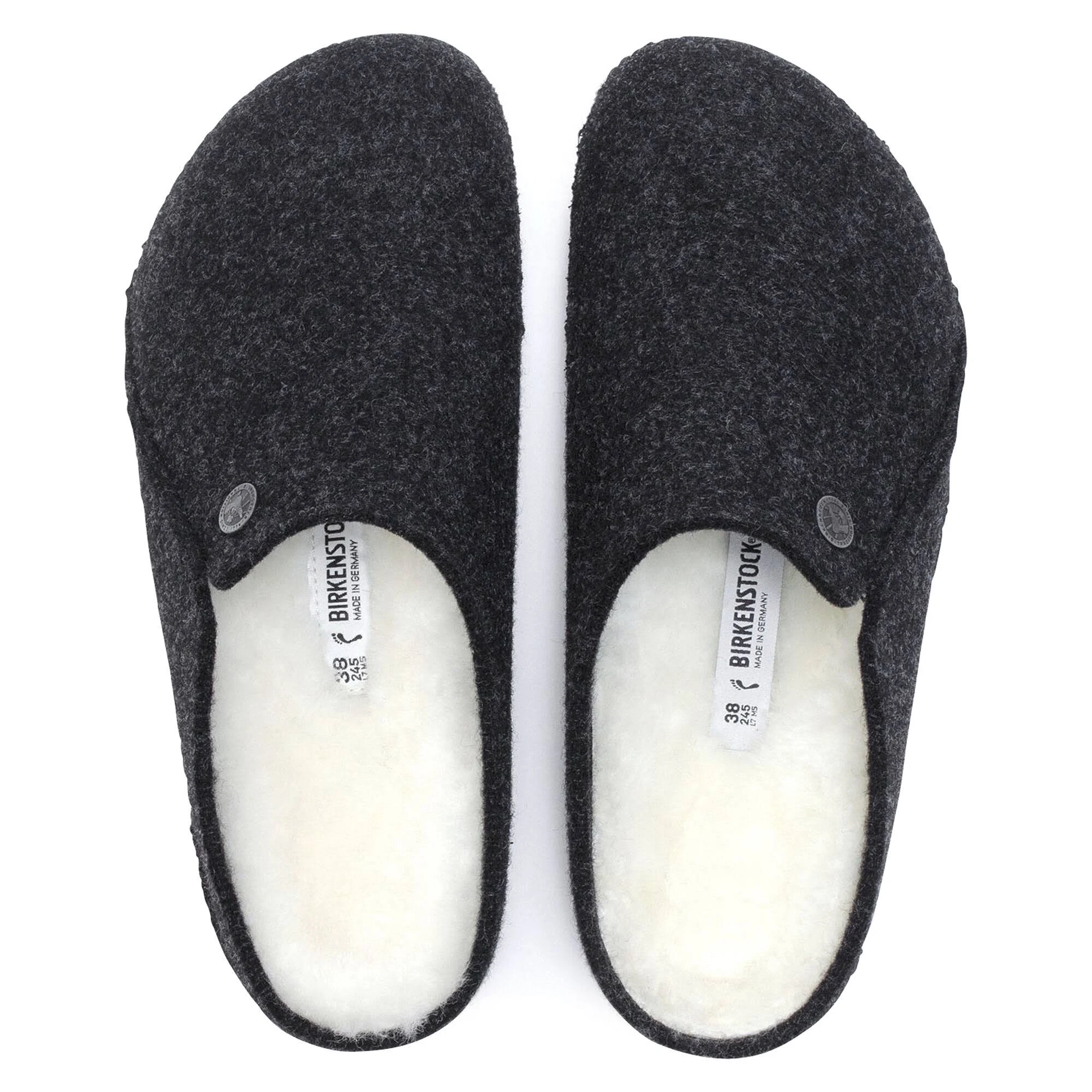 Birkenstock Zermatt Shearling Narrow Fit Anthracite 1015084