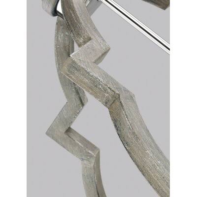 Rithland 4 - Light Lantern Geometric Chandelier Finish: Washed Pine, Bulb Type: Not Included