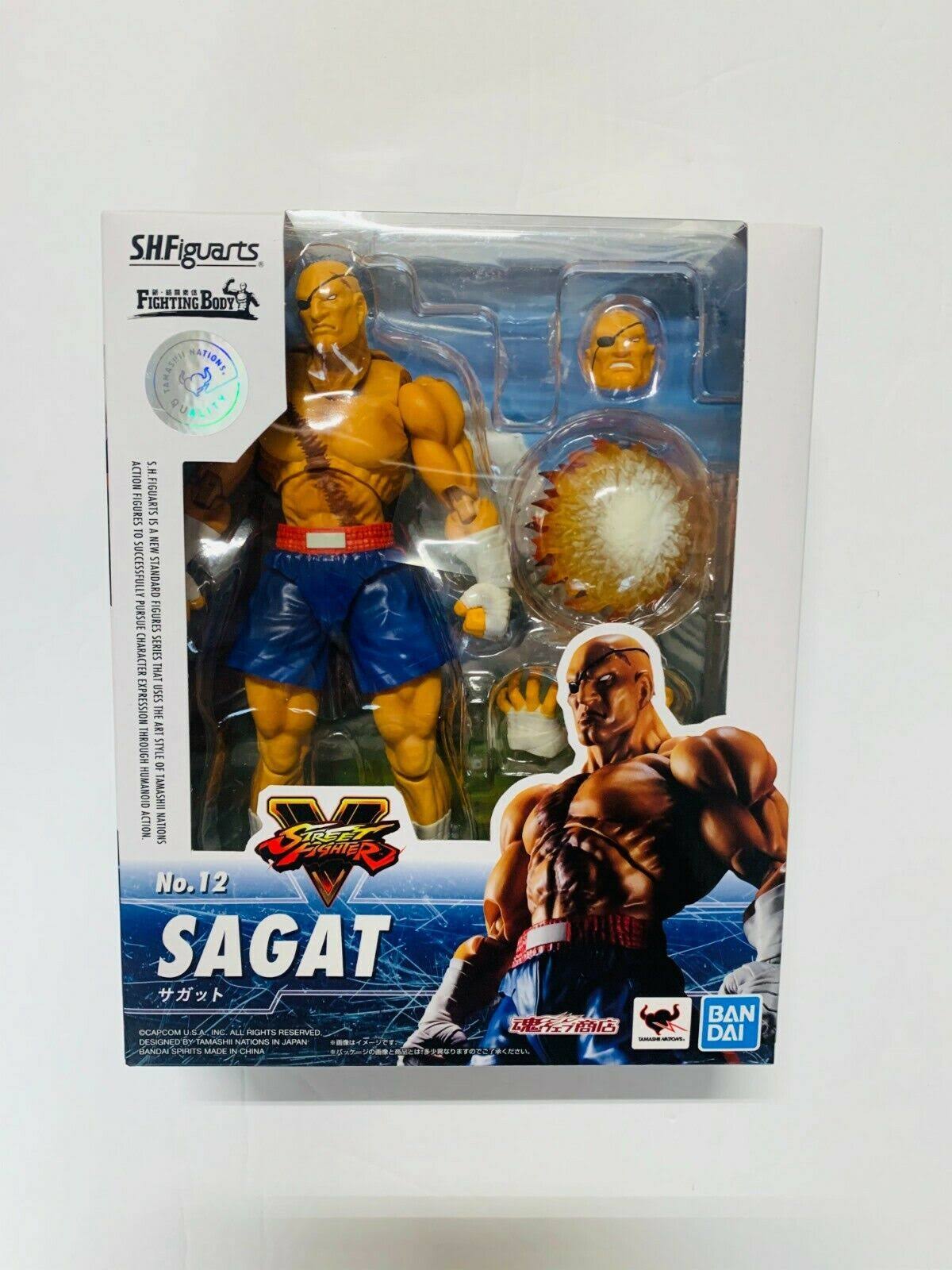 Street Fighter V Sagat S.H.Figuarts Action Figure