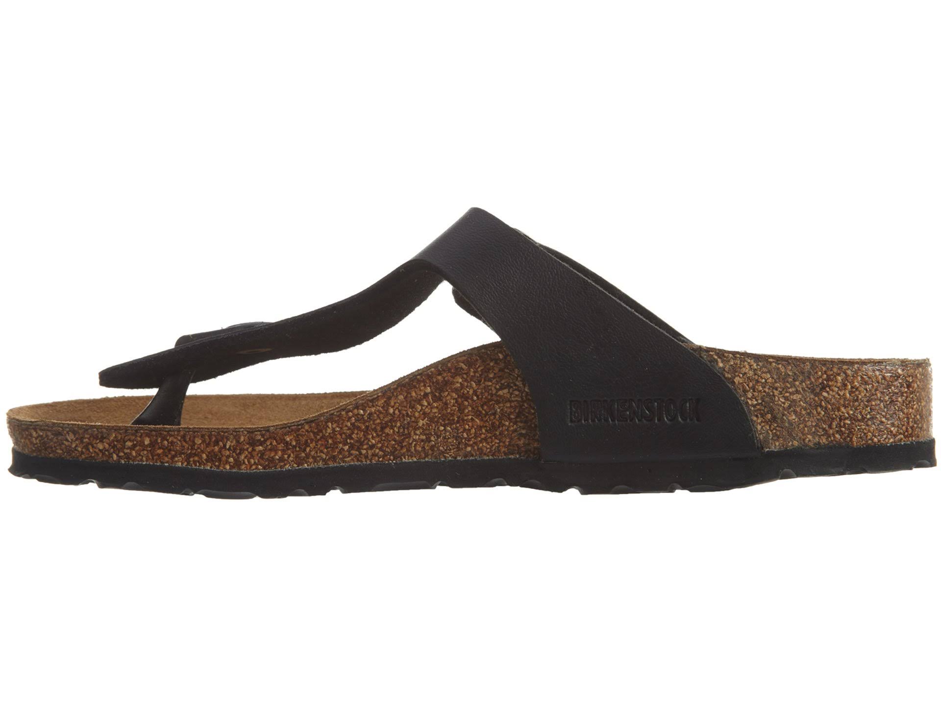 Birkenstock Gizeh Birko-Flor Sandal Big Kids Style : 043693 - Black 33
