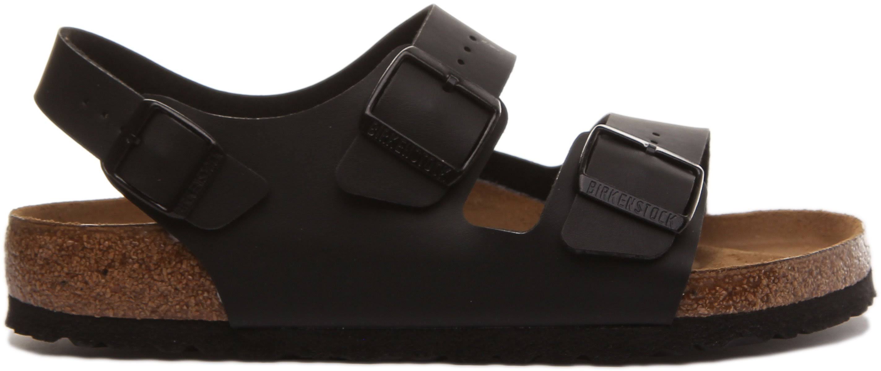 Birkenstock Milano Birko Flor Sandals - Black