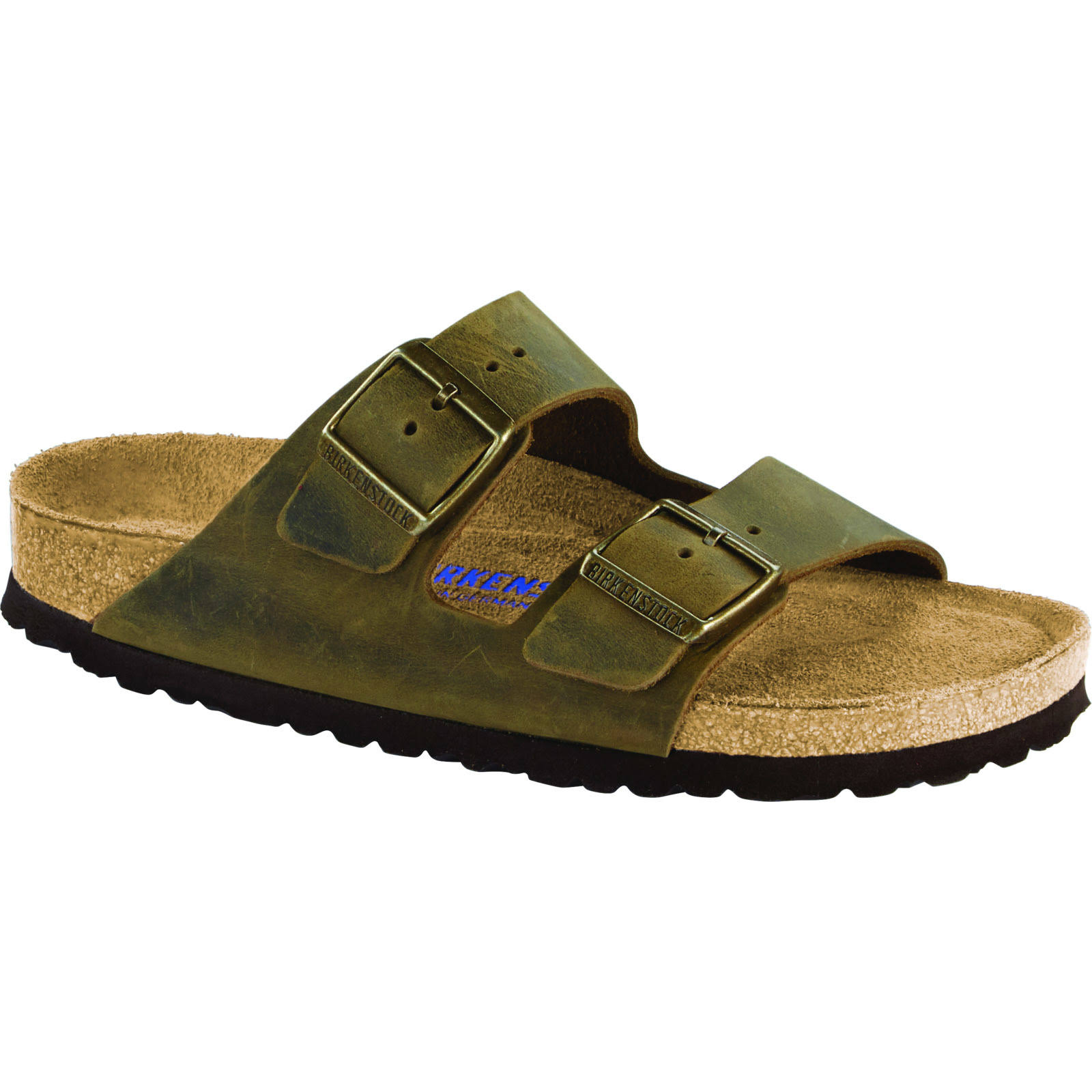 Birkenstock Arizona Soft Footbed (36 Jade Oiled Leather)