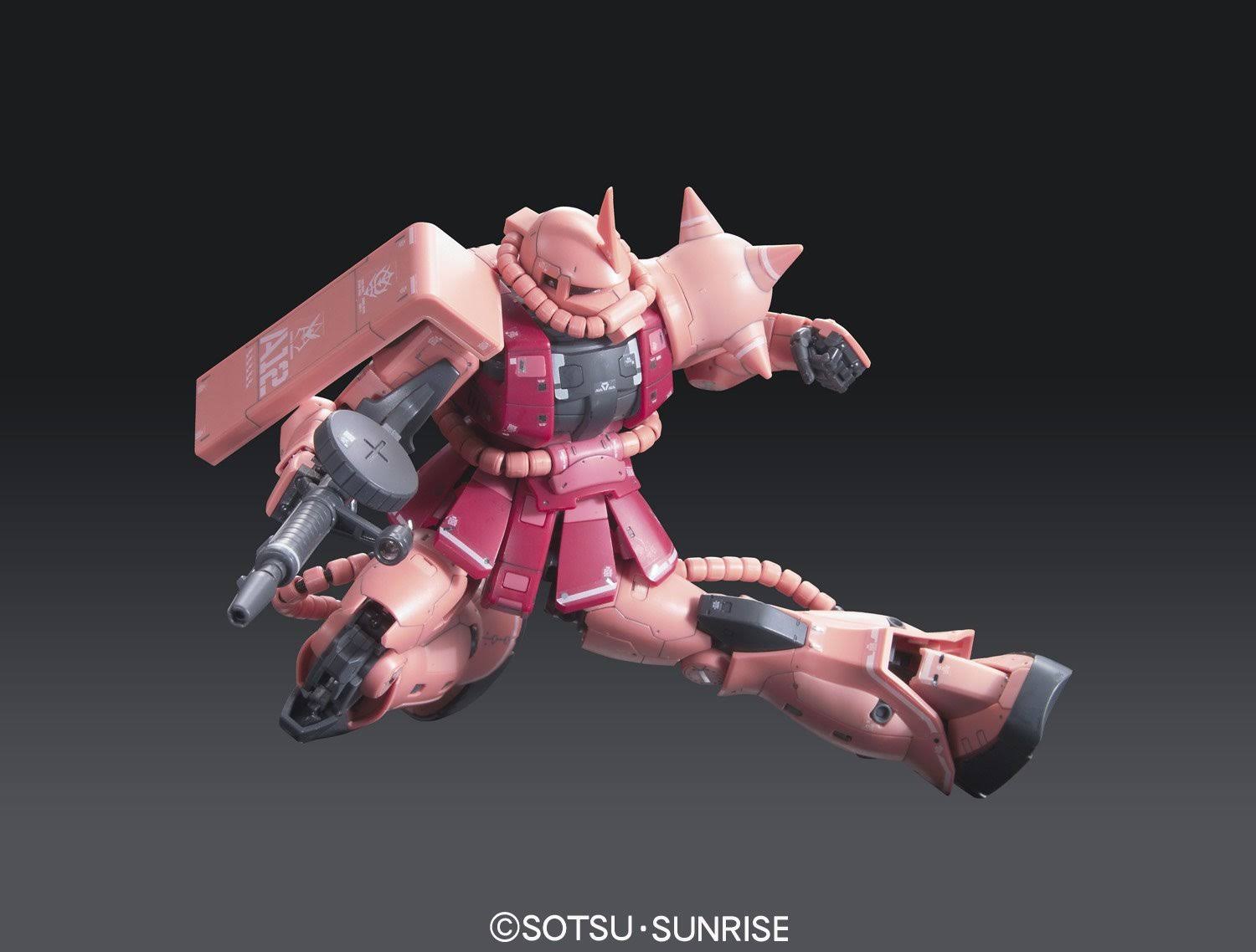 Bandai #02 MS-06S Char&s Zaku 1/144 Real Grade