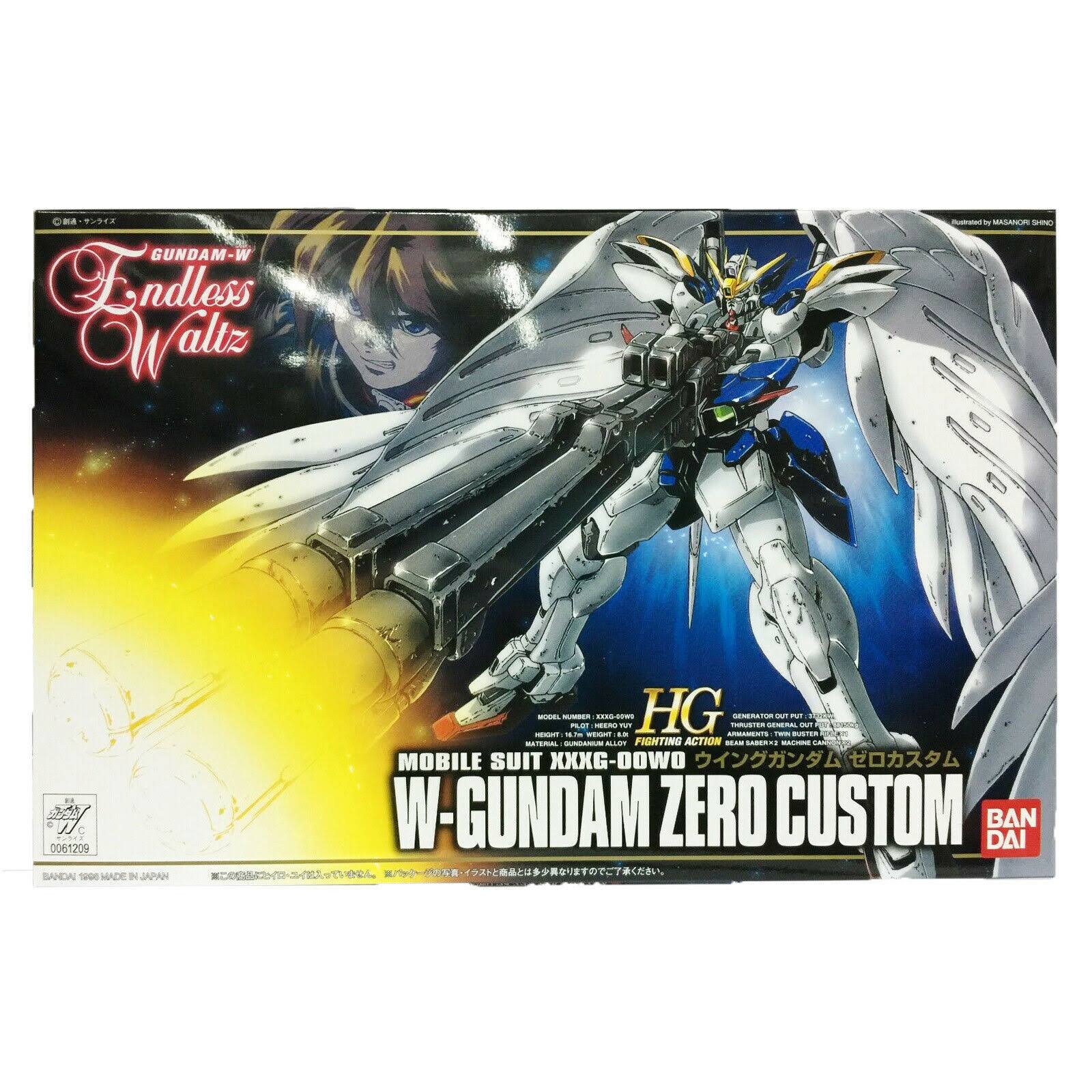 Bandai Hobby Ew-01 Wing Gundam Zero Custom 1/144 HG Model Kit