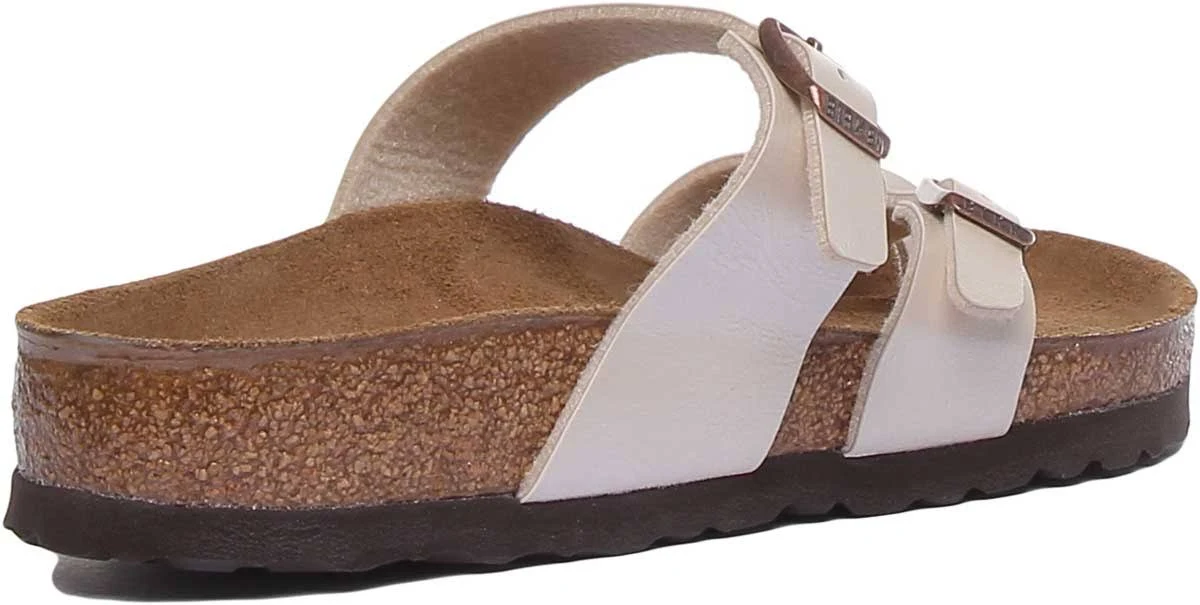 Birkenstock Mayari Birko Flor Sandals - Graceful Pearl White