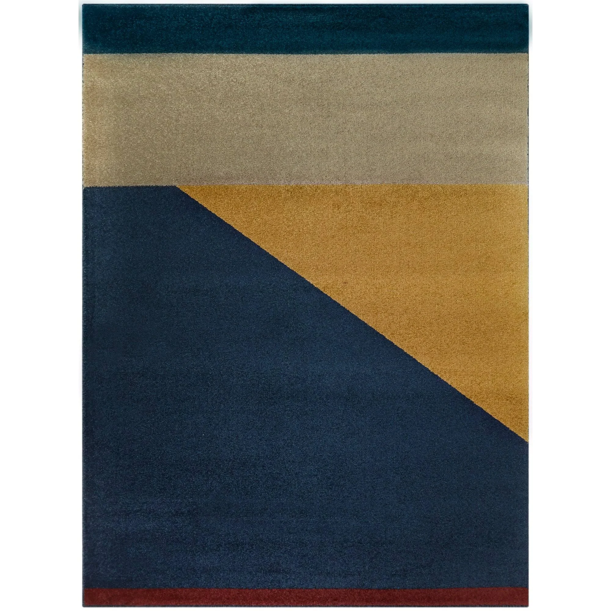 Balta Ripley Grey 5 ft. x 7 ft. Modern Color Block Area Rug