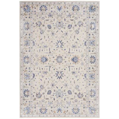 Matherne Oriental Blue/Beige/Gray Area Rug Birch LANE? Rug Size: Rectangle 5&3x22 x 7&3x22