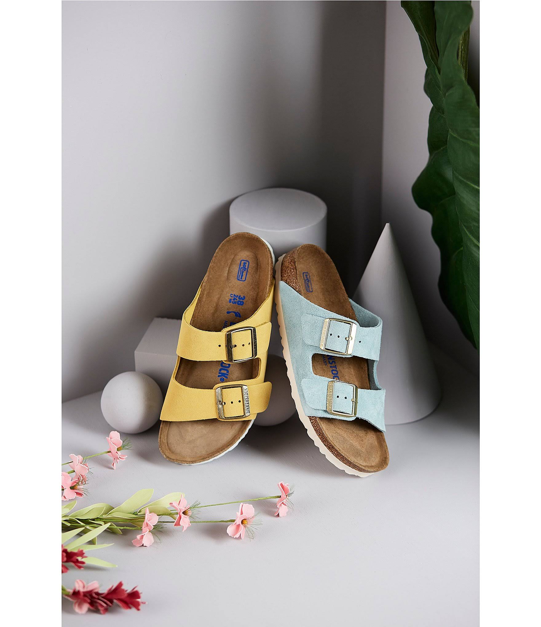Birkenstock Women's Arizona Soft Footbed Suede Sandals