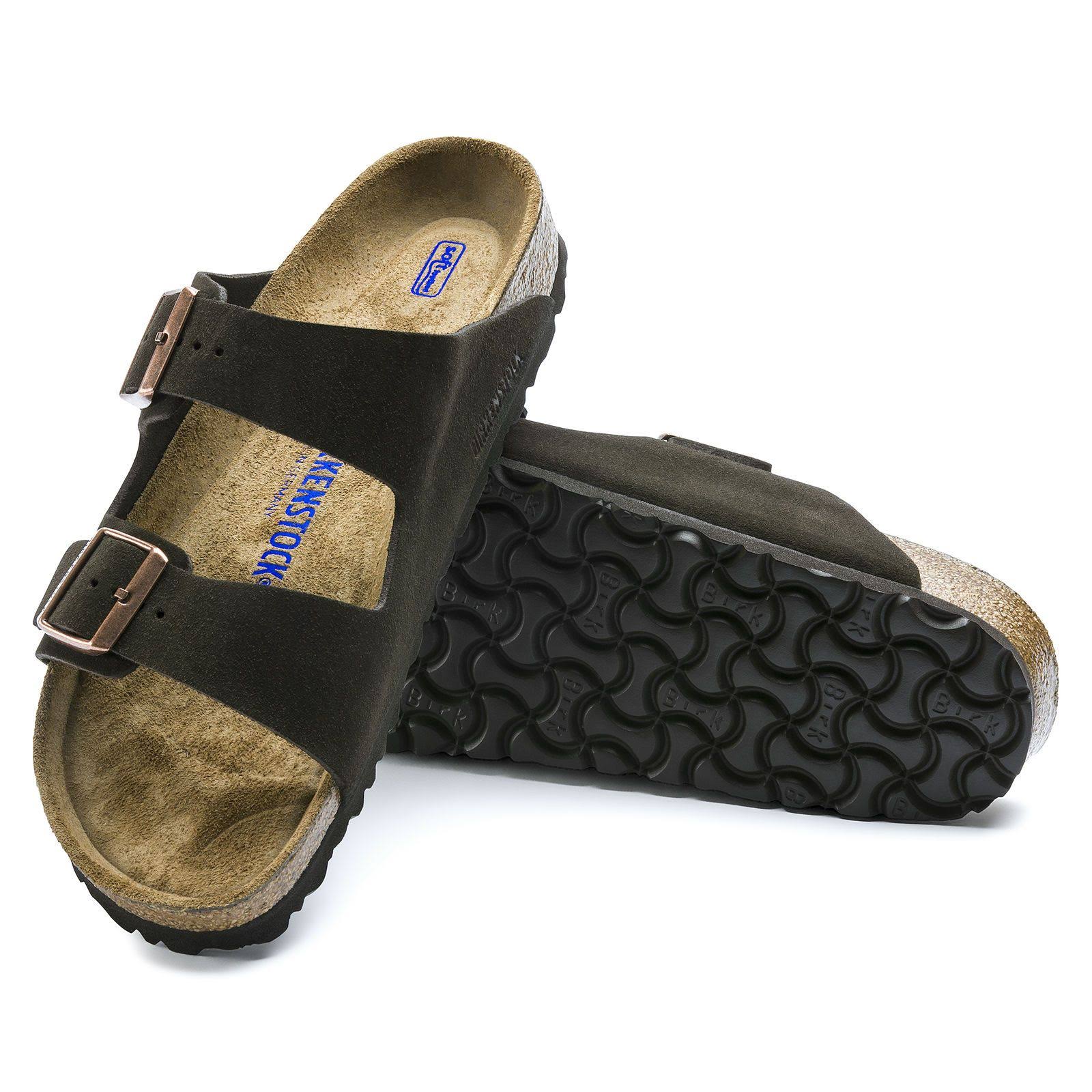 Birkenstock Arizona Soft Footbed - Suede Black / 46 / Narrow
