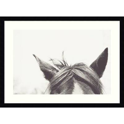 Listen by EMI and Mark Franzen - Picture Frame Photograph Print on Paper Frame Color: Black, Size: 19.38x22 H x 26.38x22 W x 0.8