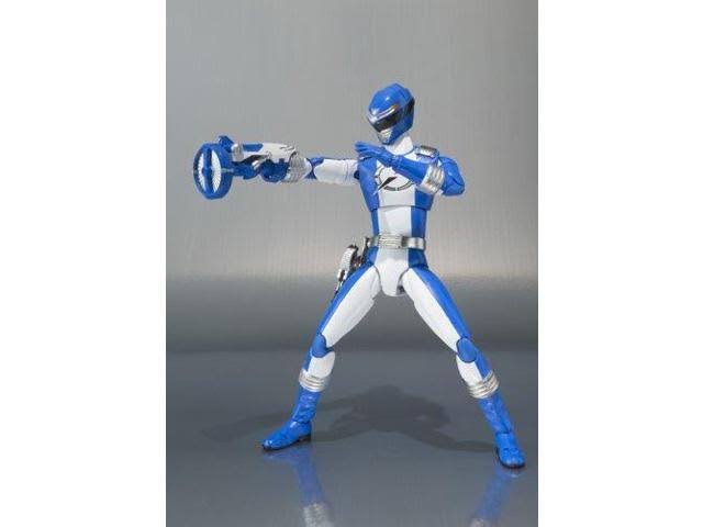 Power Rangers Operation Overdrive: Blue & Black Ranger Set S.H.Figuarts