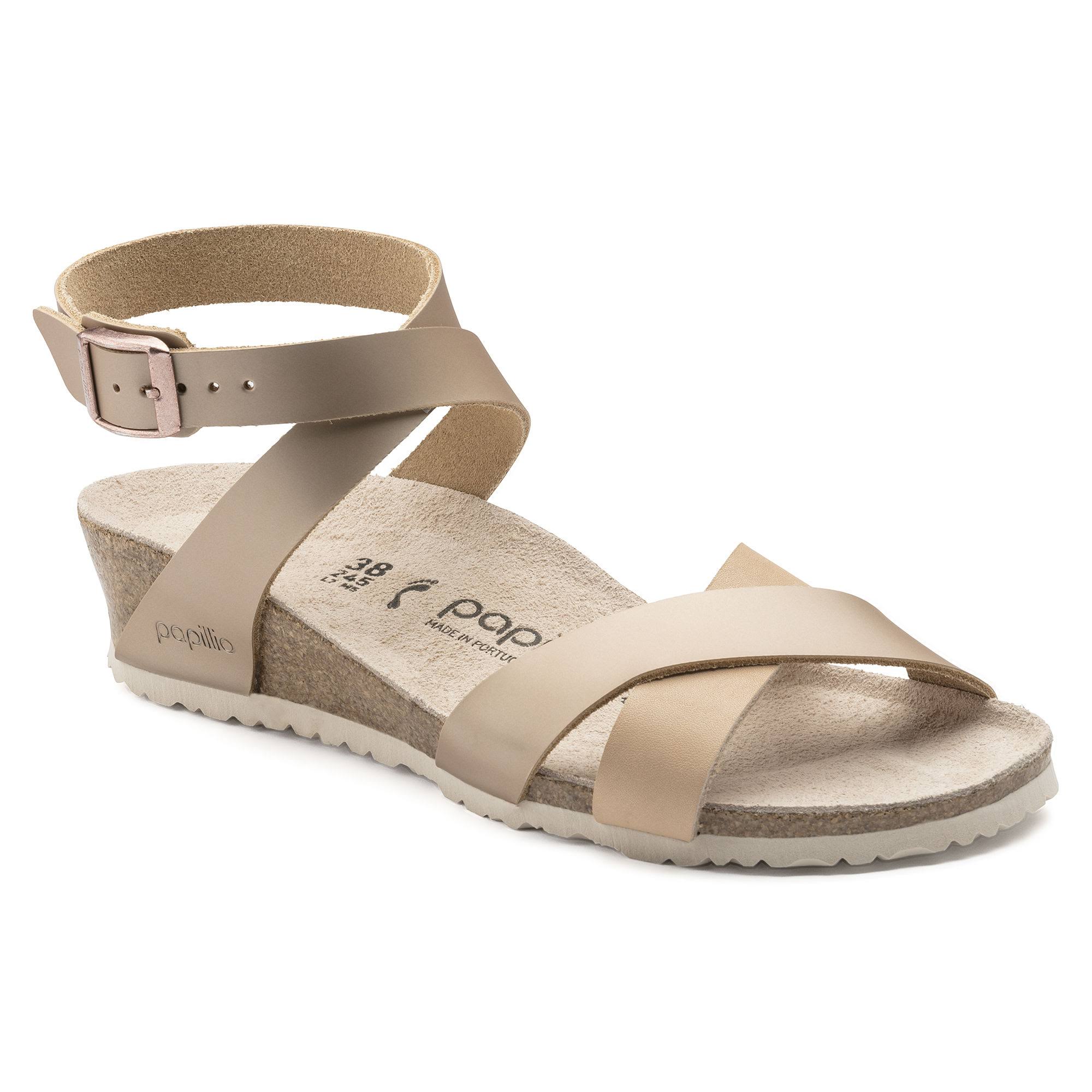 Birkenstock Papillio Lola Metallic Rose Sandals Women's Shoes Size