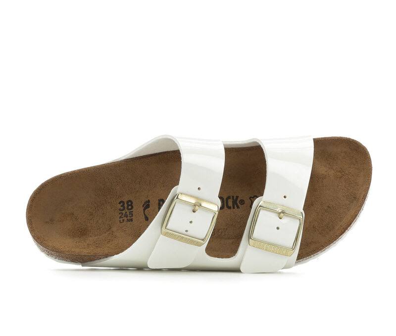 Women's Birkenstock Arizona White Patent Sandal 41 EU