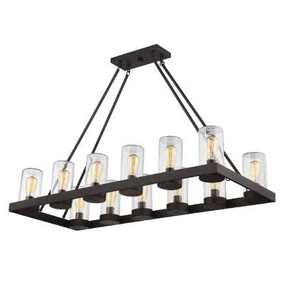 Laurel Foundry Modern Farmhouse Mount Vernon 12-Light Outdoor Chandelier