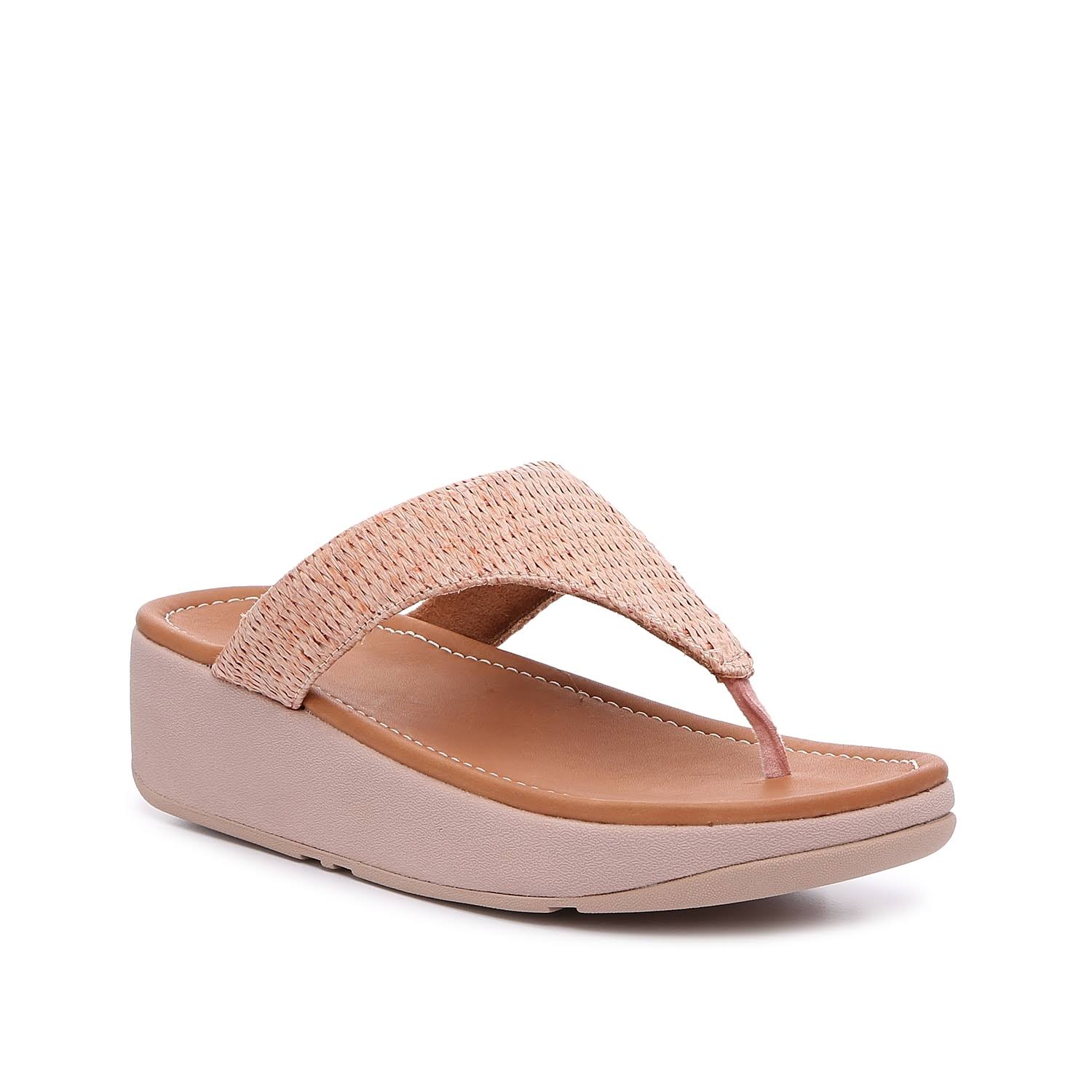 Fitflop Imogen Basket Weave Toe-Thong Flip Flops 5
