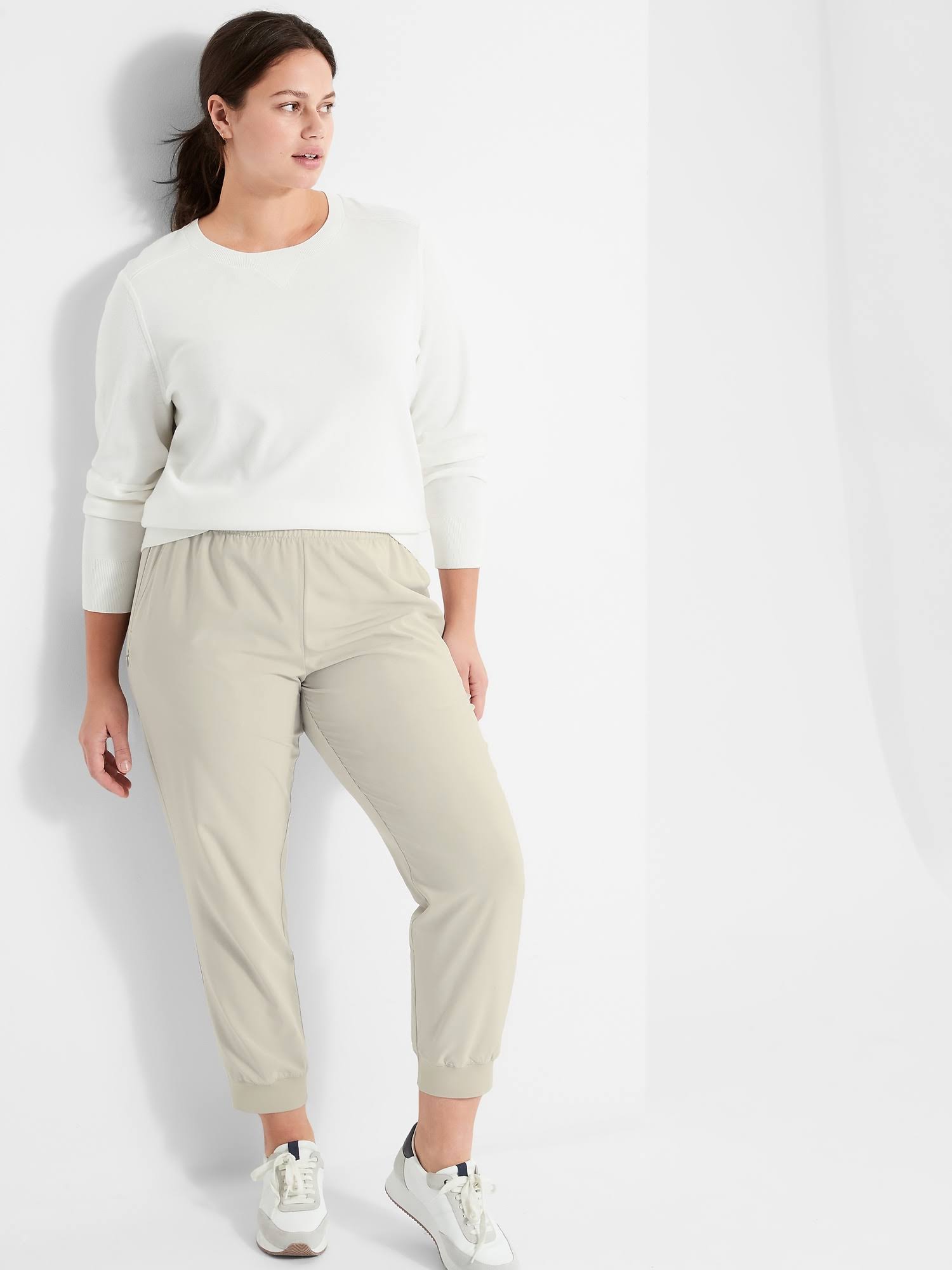 Banana Republic Women's Flyweight Jogger Sea Salt Size XL