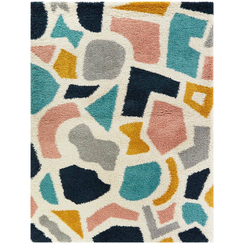 BALTA Sophia Cream 8 ft. x 10 ft. Contemporary Shag Area Rug, Ivory