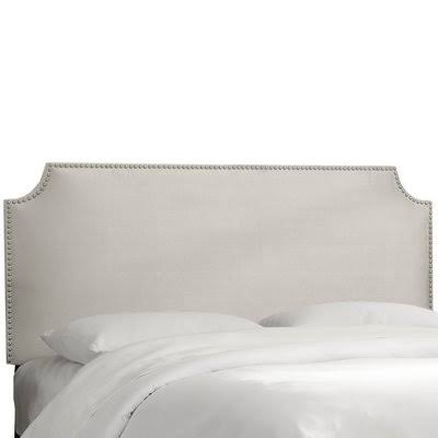 Willa Arlo Interiors Alamak Velvet Notched Nail Button Upholstered Panel Headboard