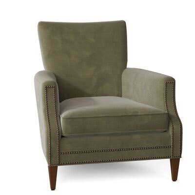 Carlitos 32x22 Wide Down Cushion Armchair Body Fabric: Empire Moss