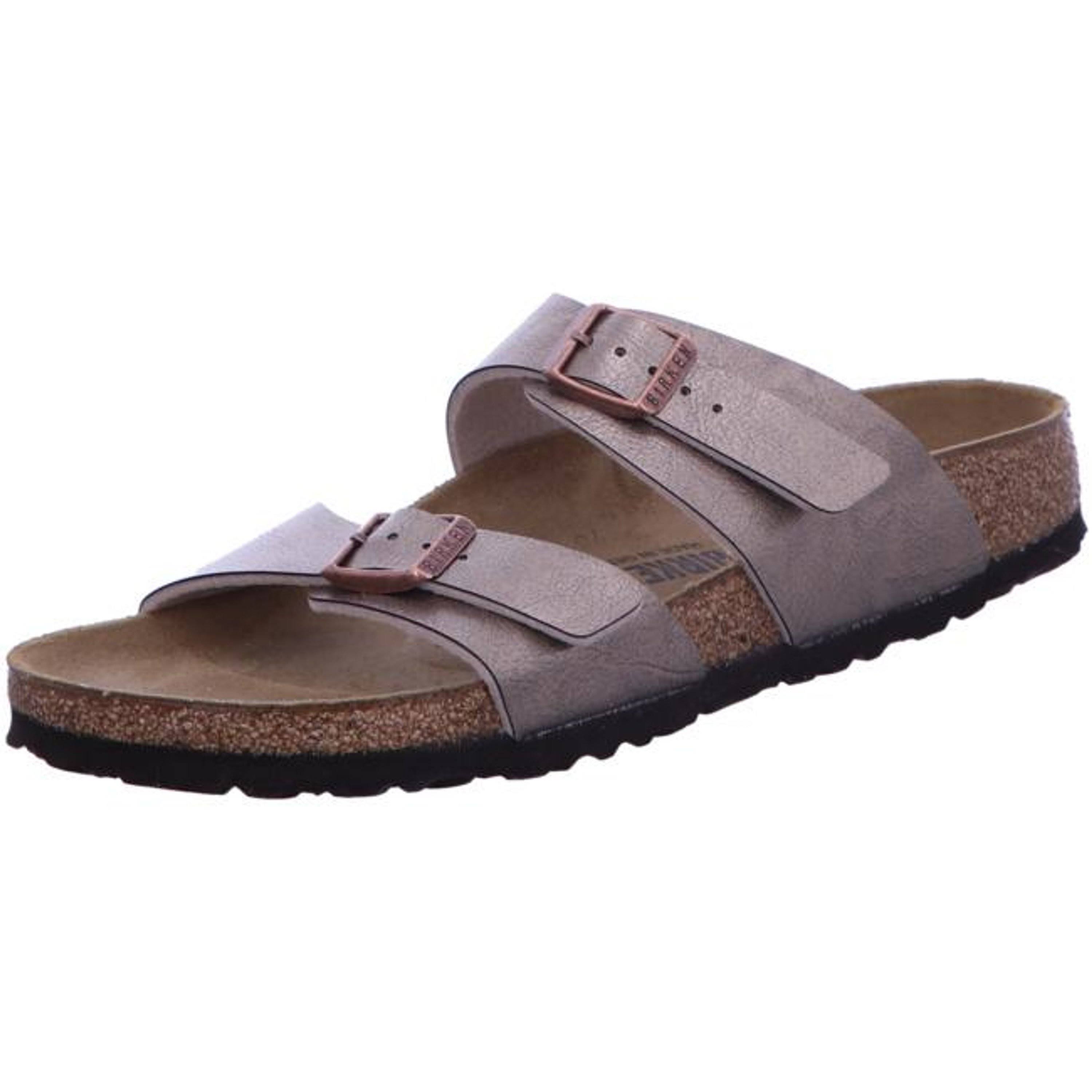Birkenstock Sydney Birko-Flor Graceful Taupe Two-Strap Sandals