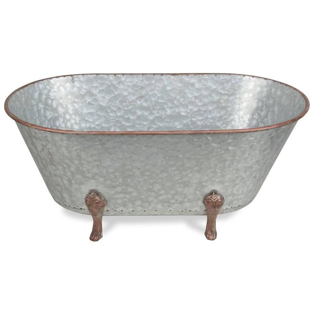 Cheungs 5018L-GV Galvanized Metal Bathtub