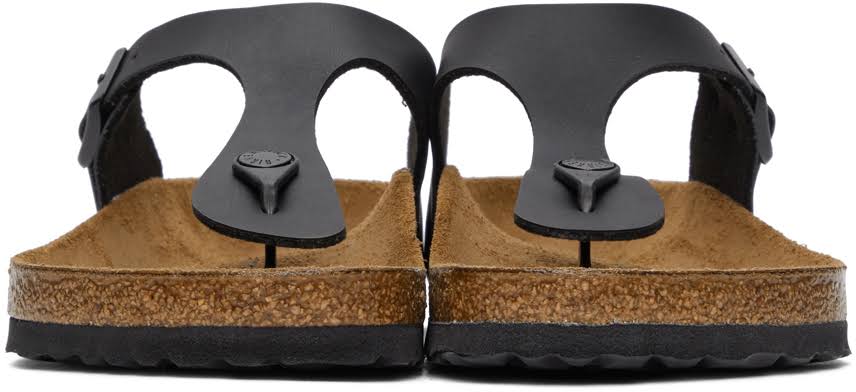 Birkenstock Gizeh Birko-Flor Sandals Black