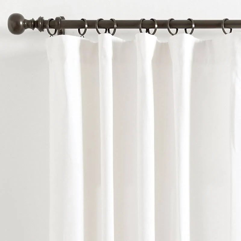 Essentials Drapery Panel Burlap Natural 84x22 - Ballard Designs