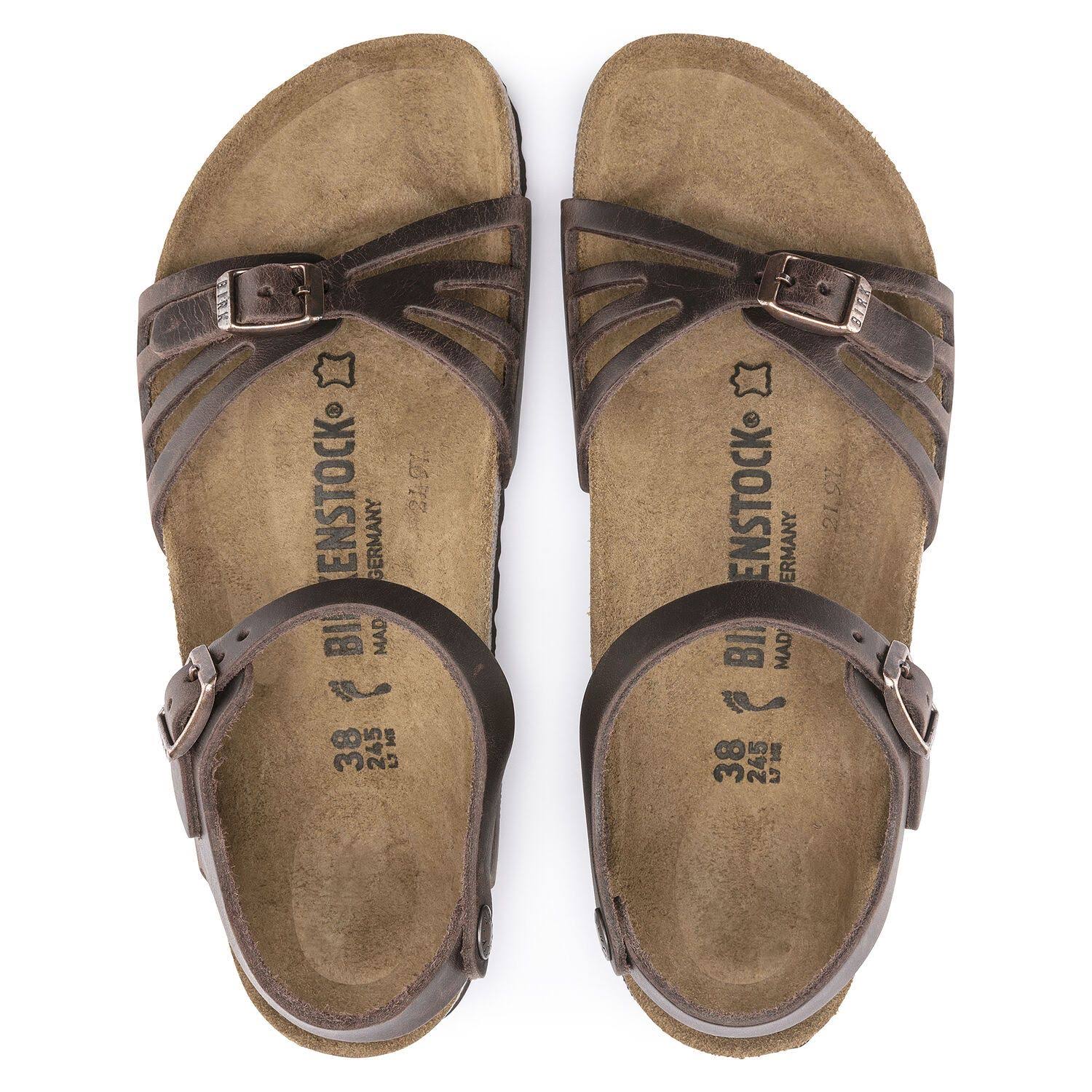 Birkenstock Women's Bali, Habana Oiled Leather Size: 37 N
