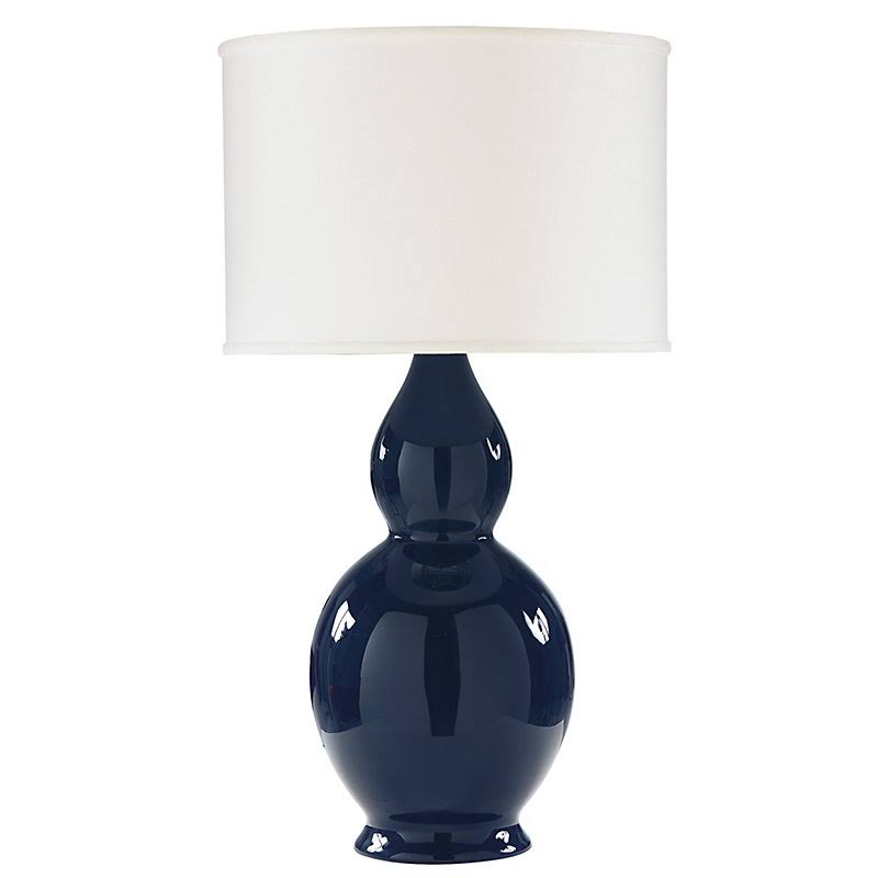 Brynn Double Gourd Lamp Navy - Ballard Designs