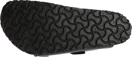 Arizona Womens Leather Soft Footbed Footbed Sandals, Black Birko-Flor / 44