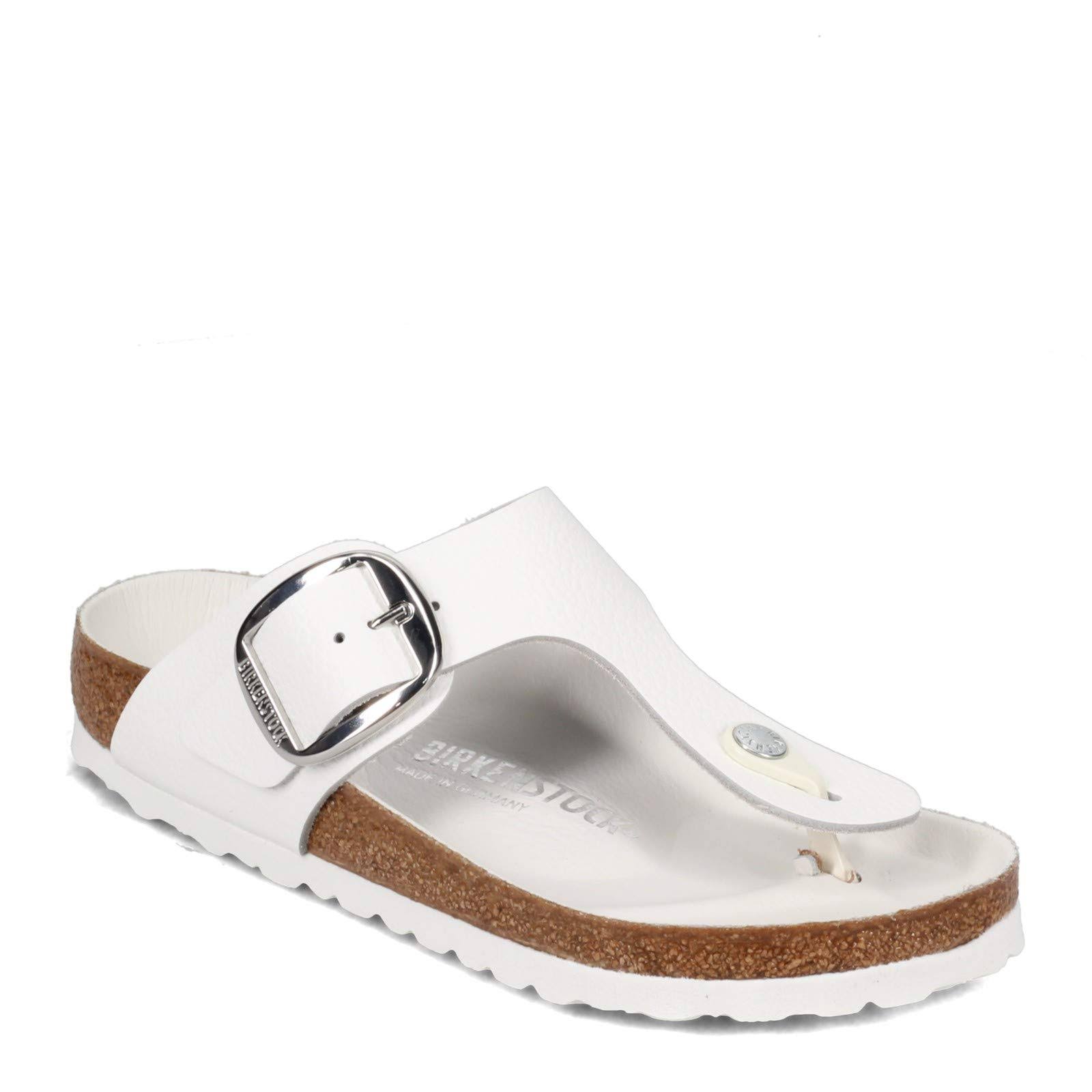 Birkenstock Gizeh Big Buckle White Leather / 40 / Regular
