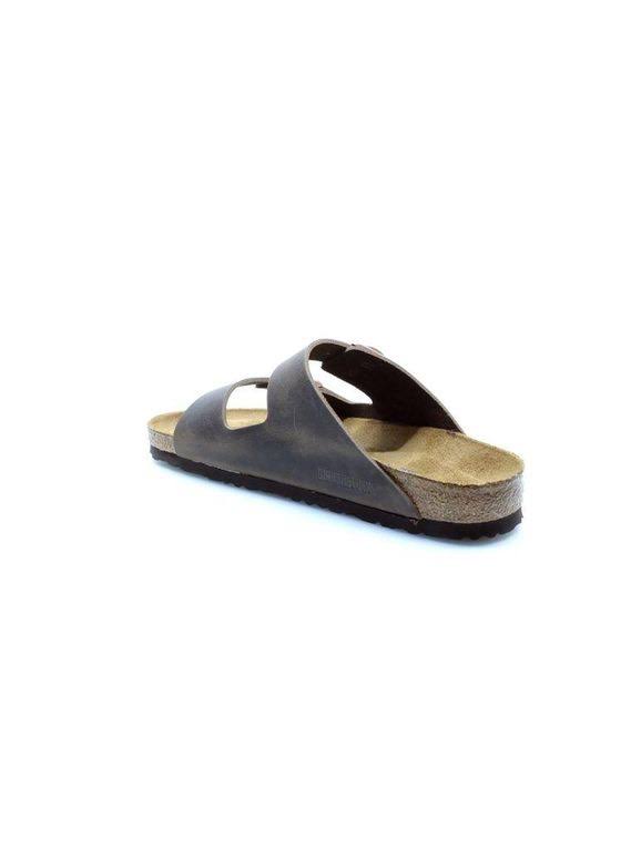 Birkenstock Arizona Oiled Leather Narrow Sandals - Habana