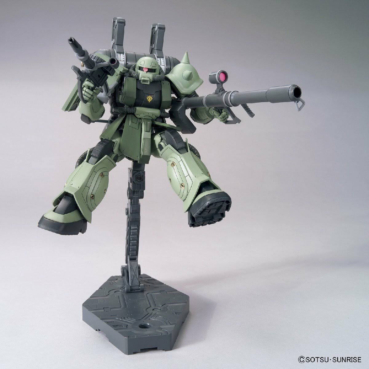 Bandai HG 1/144 MS-06 Mass Production Type Zaku + Biggugan (Gundam Thunderbolt)
