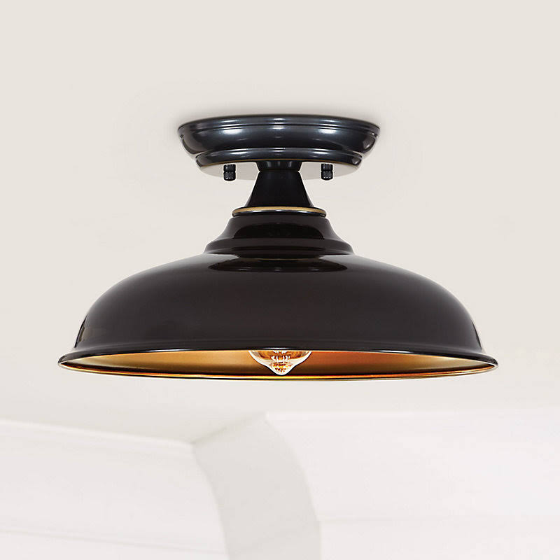 Archer Industrial Outdoor Ceiling Mount Galvanized - Ballard Designs