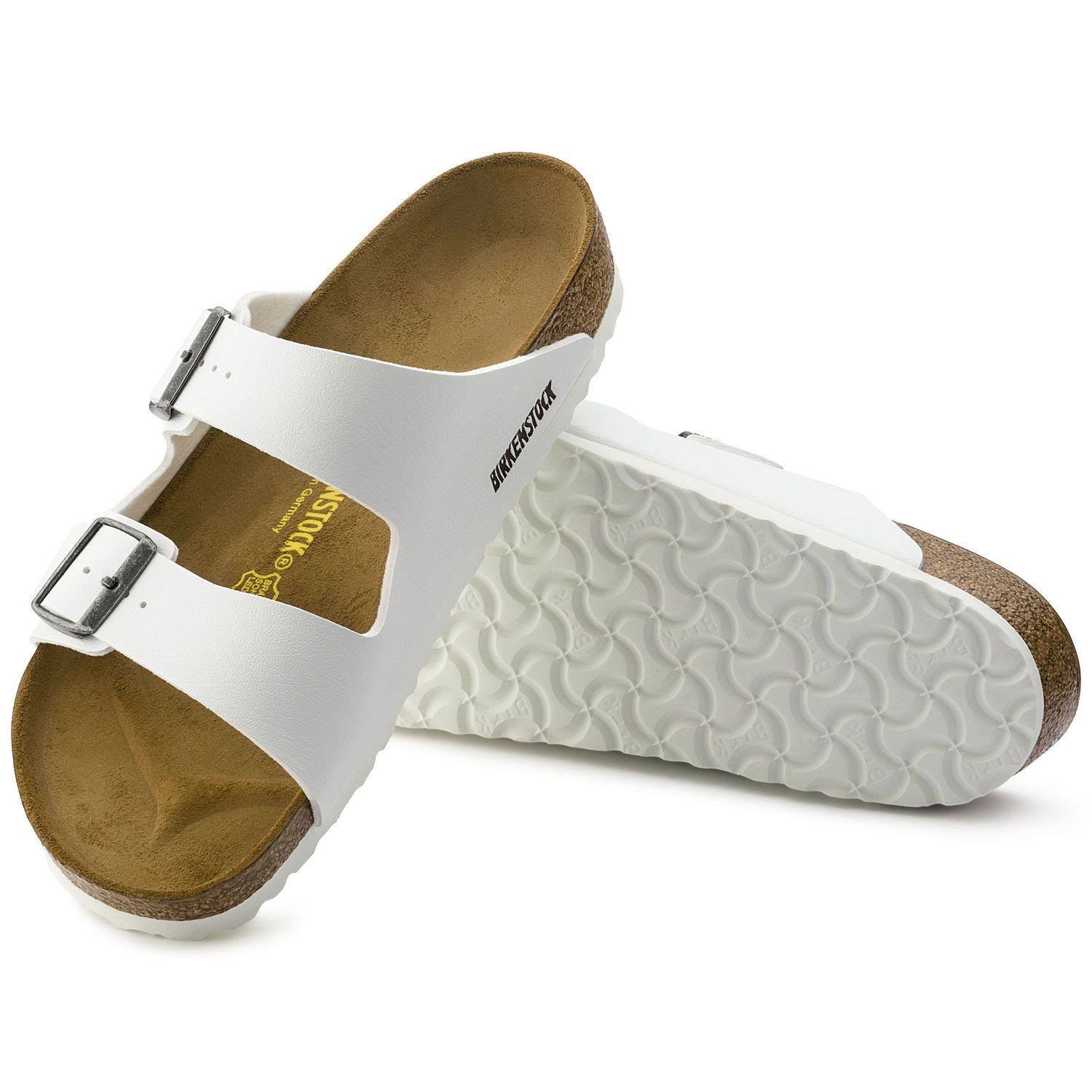 Birkenstock Women's Arizona Sandals, Size: 10/10.5 US (41 Euro), White