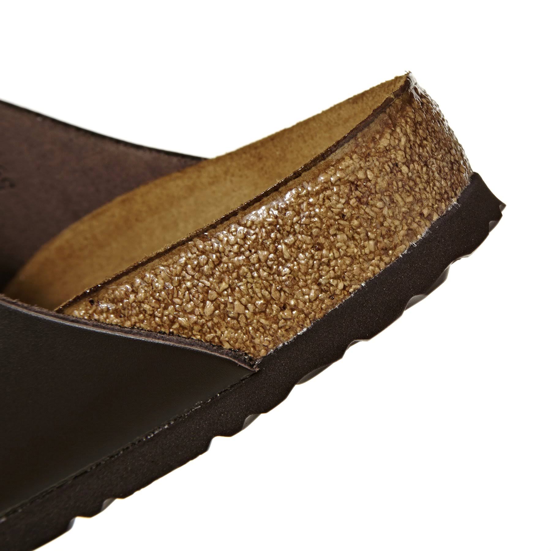 Birkenstock Leather Sandals Arizona Dark Brown / 44