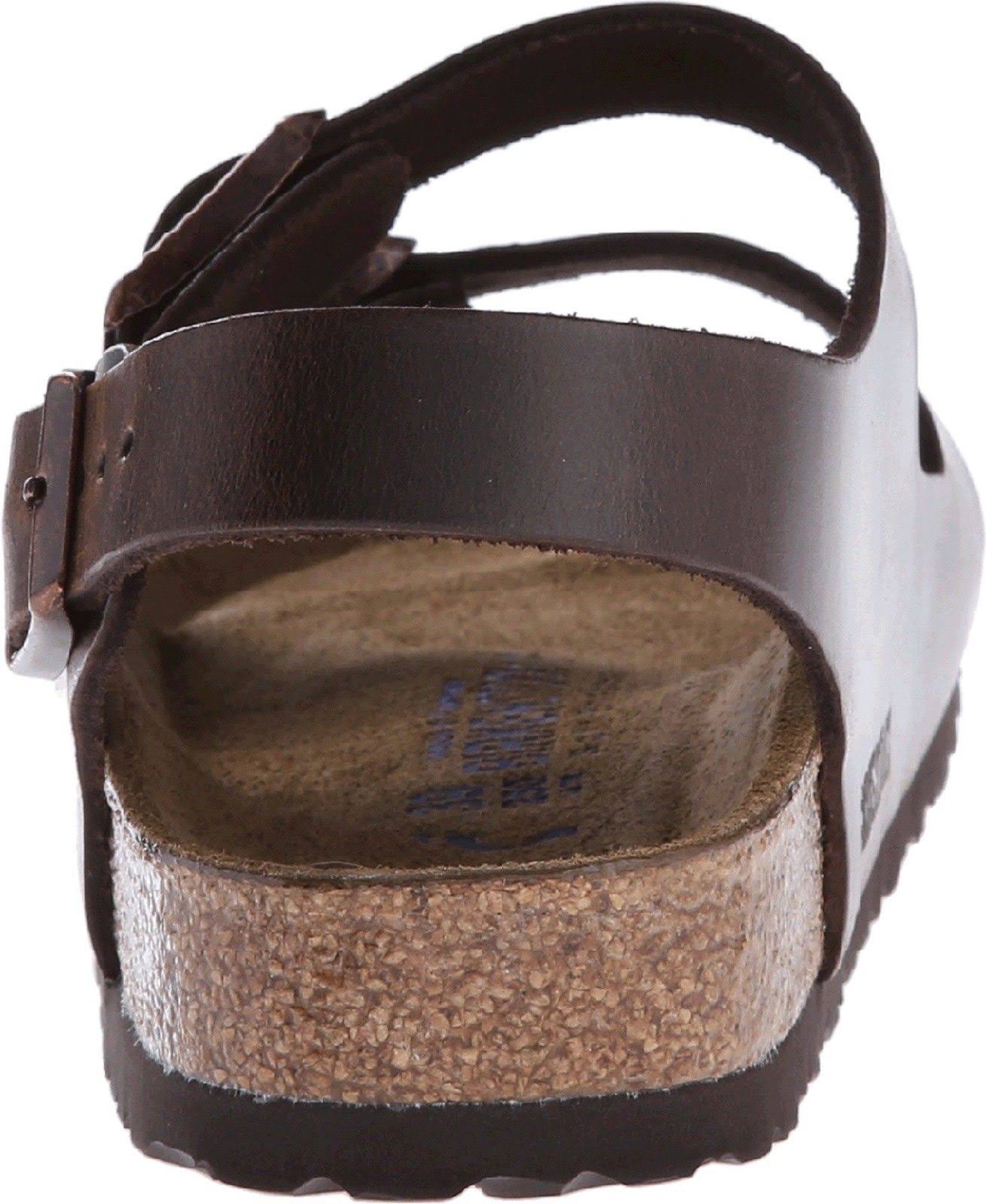 Birkenstock Milano Soft Footbed Sandal - 43 - Brown Amalfi Leather