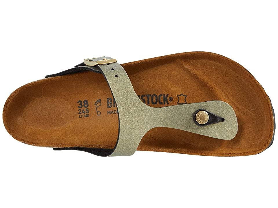 Birkenstock Women's Gizeh Thong Sandal Icy Metallic Stone Gold BF 36 R