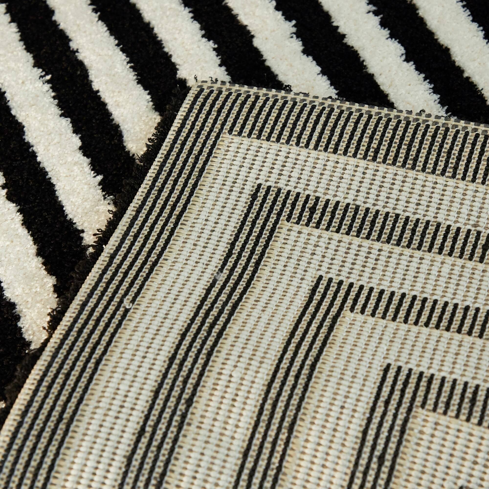 BALTA Hamilton Black 5 ft. x 7 ft. Contemporary Area Rug