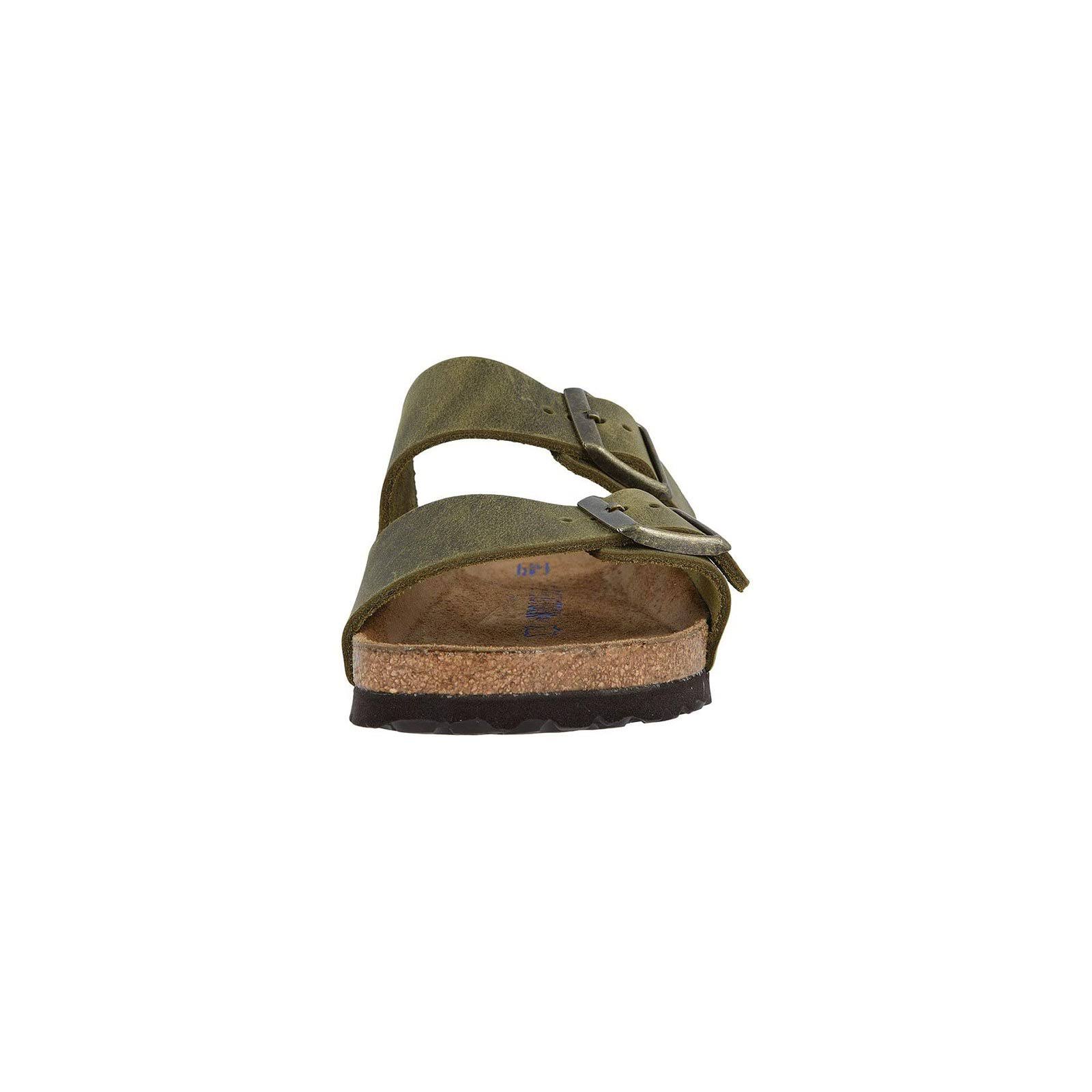 Birkenstock Arizona Soft Footbed (46 Jade Oiled Leather)