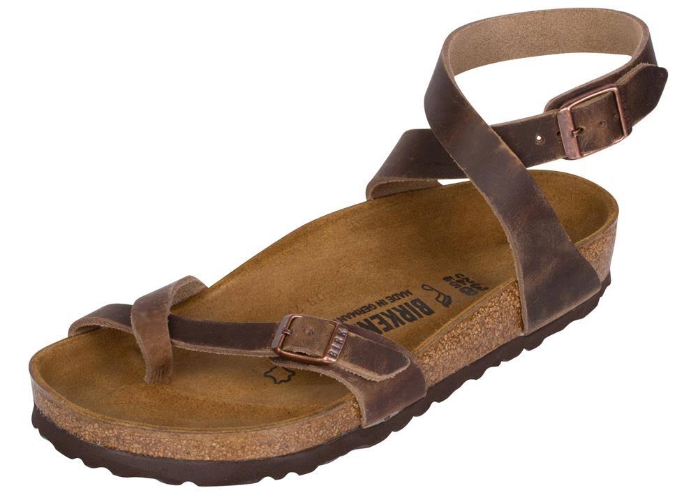 Birkenstock Women's Yara Oiled Leather Tobacco / 41 - Regular