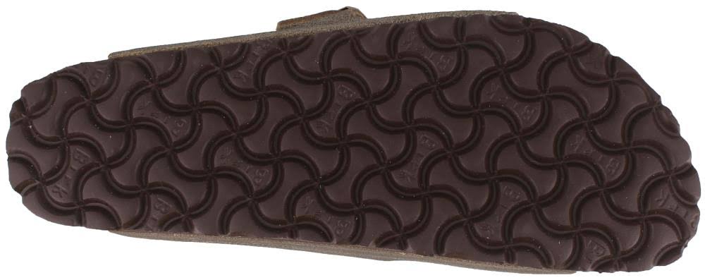Arizona in Washed Metallic Antique Gold Leather Narrow Width - Size 40