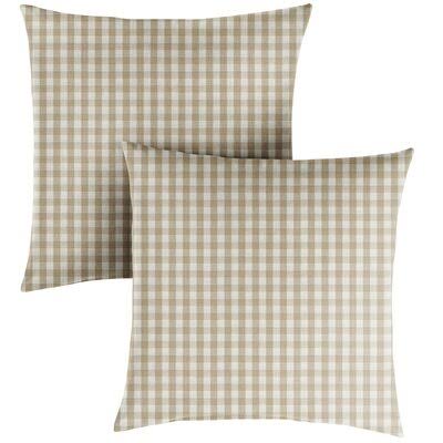 Dane Indoor / Outdoor Plaid Throw Pillow Birch Lane Size: 18x22 x 18x22