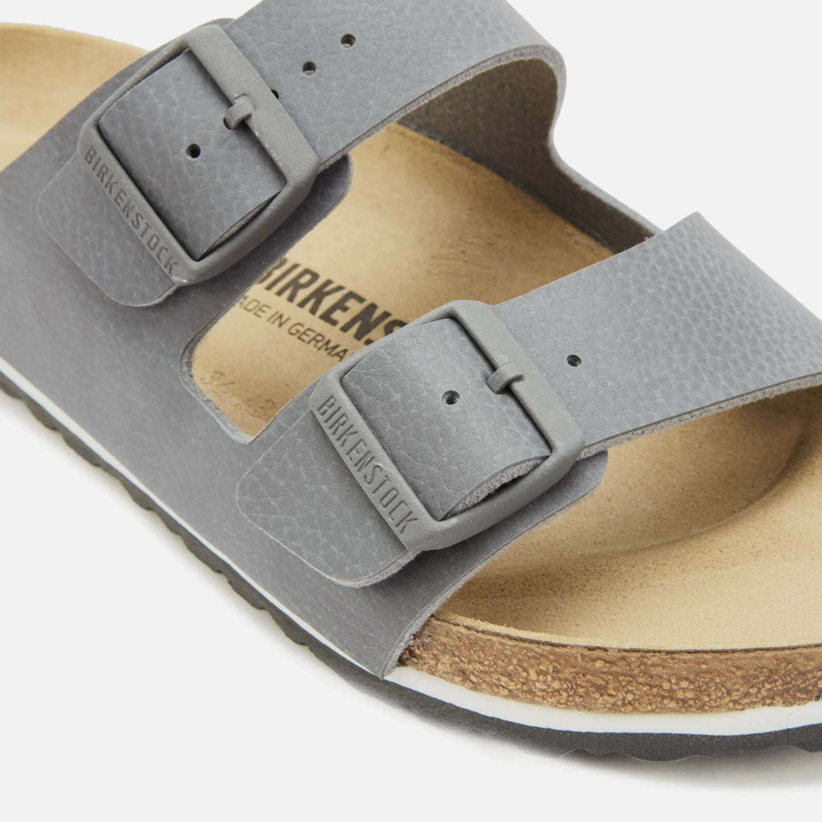 Birkenstock Arizona Birko Flor Regular Sandals - Desert Soil Gray