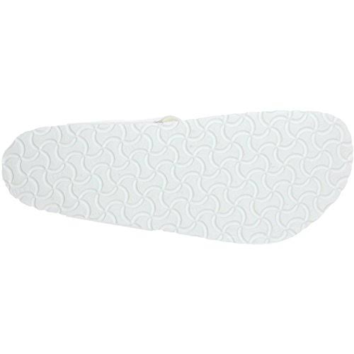Birkenstock Gizeh Birko-Flor White Thong Sandals