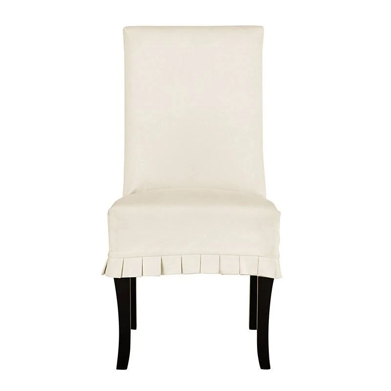 Couture Chair - Ballard Essential Pleated Slipcover Spa Linen - Ballard Designs