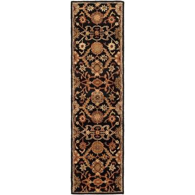 Essence Oriental Handmade Tufted Wool Black/Brown Area Rug Birch LANE? Rug Size: Runner 2&3x22 x 8&