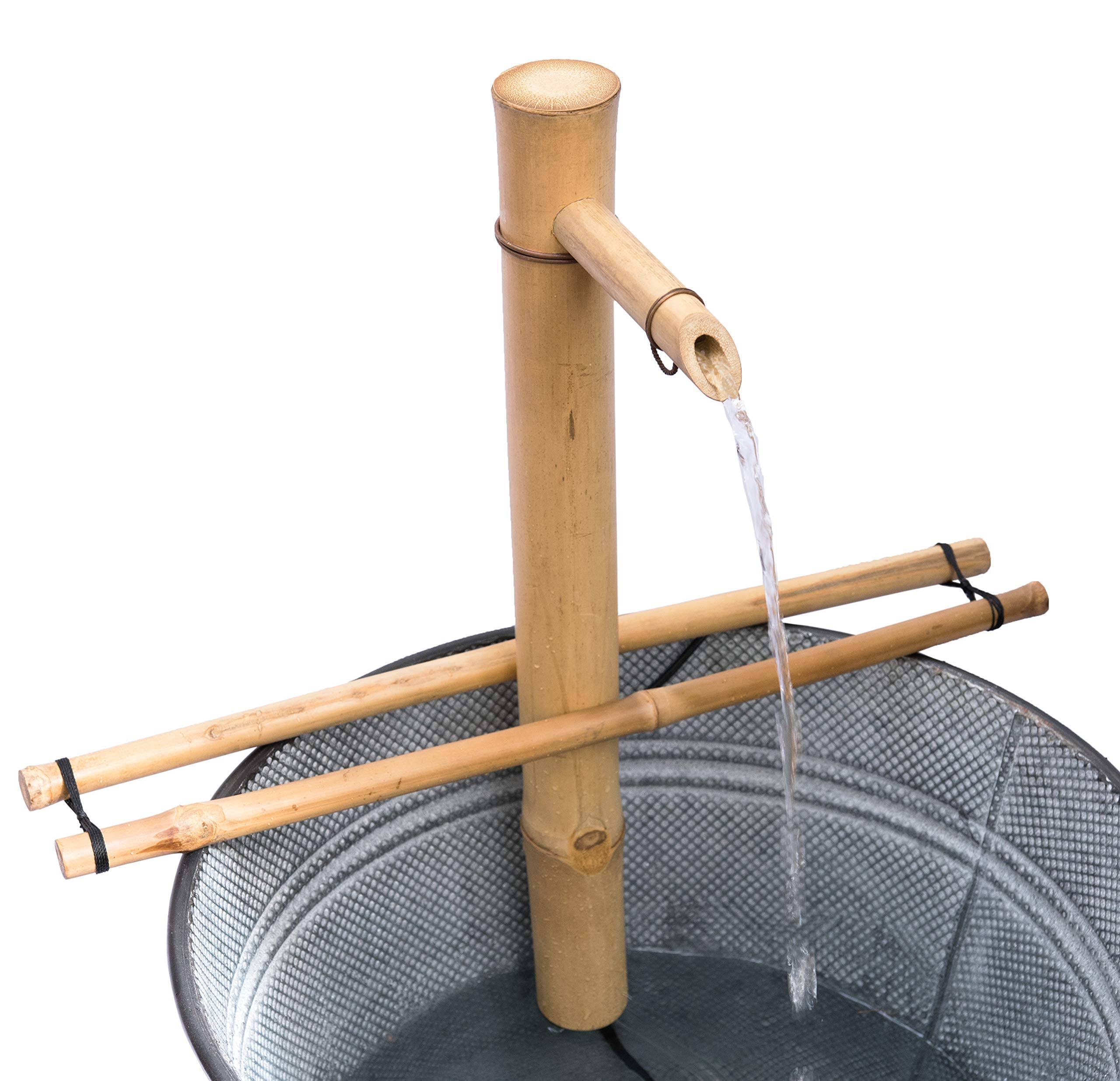 Bamboo Accents 18-in. Adjustable Spout and Pump Fountain Kit - 10030
