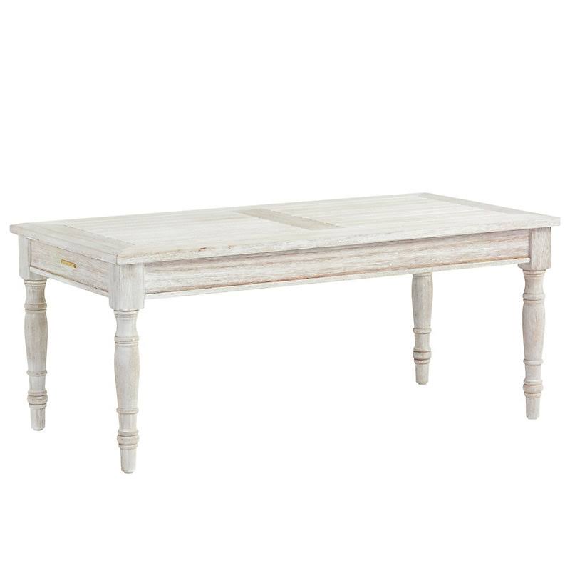 Ceylon Whitewash Coffee Table - Ballard Designs