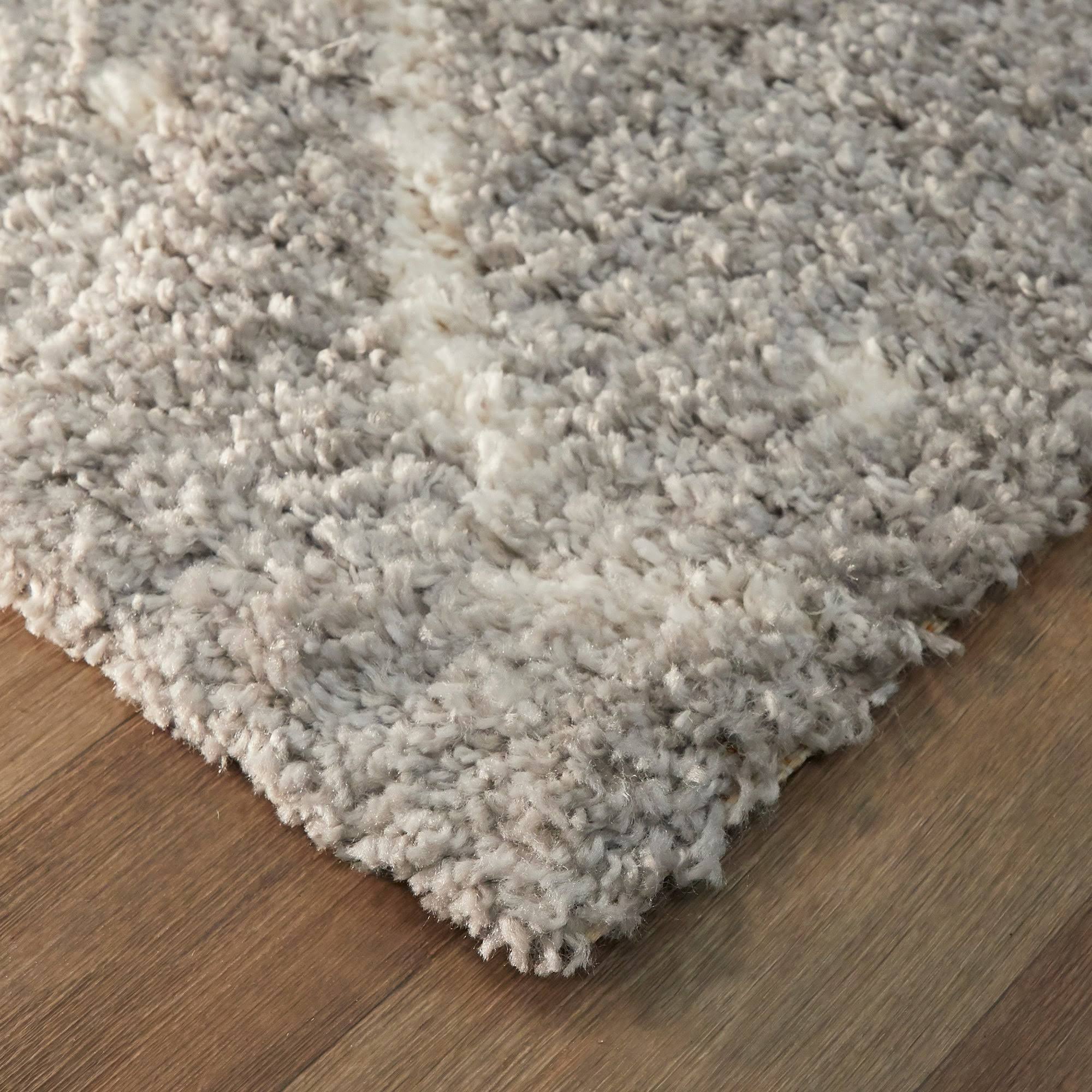BALTA Duran Grey 5 ft. x 7 ft. Moroccan Shag Area Rug